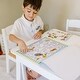 preview thumbnail 2 of 1, Wooden Square Table Kids Table Play Table for Children, White