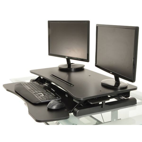 Conquer Height Adjustable Standing Desk Monitor Riser Gas Spring Tabletop Sit To Stand Workstation 31 5 On Sale Overstock 18852763 See contact information and details about raisable. usd