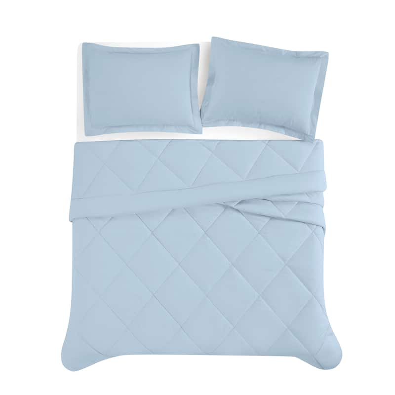 Cannon Solid Percale Comforter Set