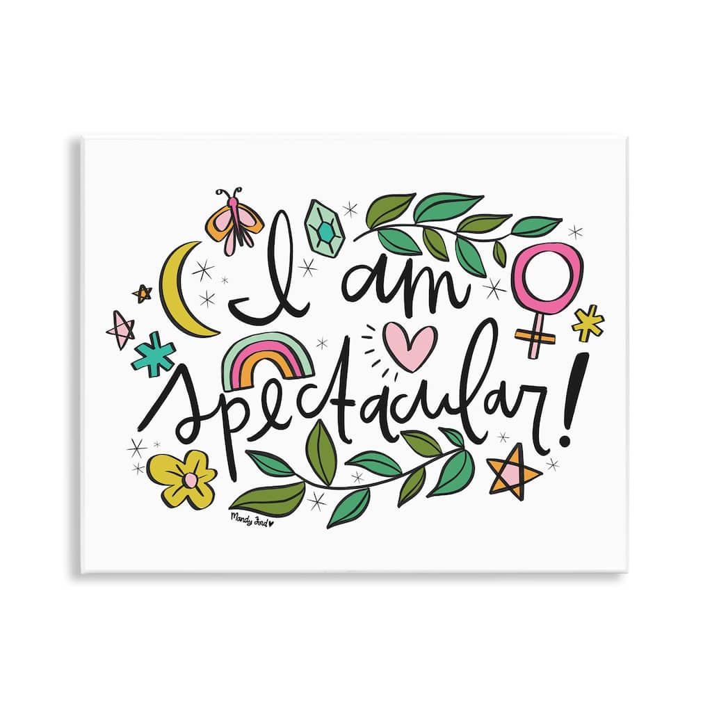 Stupell Motivational I Am Spectacular Wall Plaque Art Design By Mandy Ford Art + Illustration