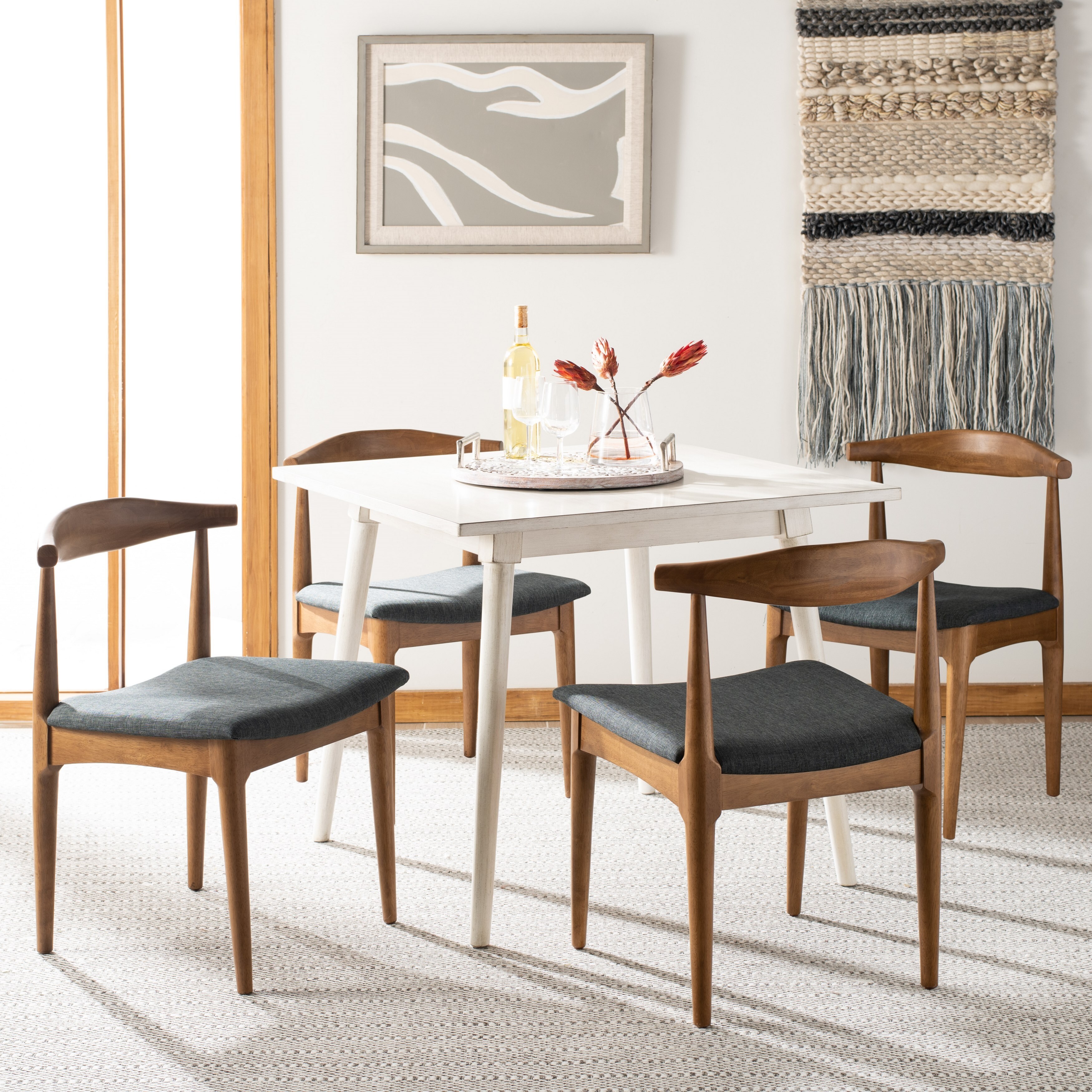 Shop Safavieh Lionel Retro Dining Chair Set Of 2 18 7 X 18 9