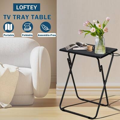 Tv Trays Set of 2 - 19.3"D x 15.4"W x 26"H