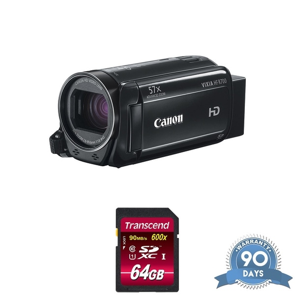 Canon VIXIA HF R800 Camcorder (Black) - with Memory Card -