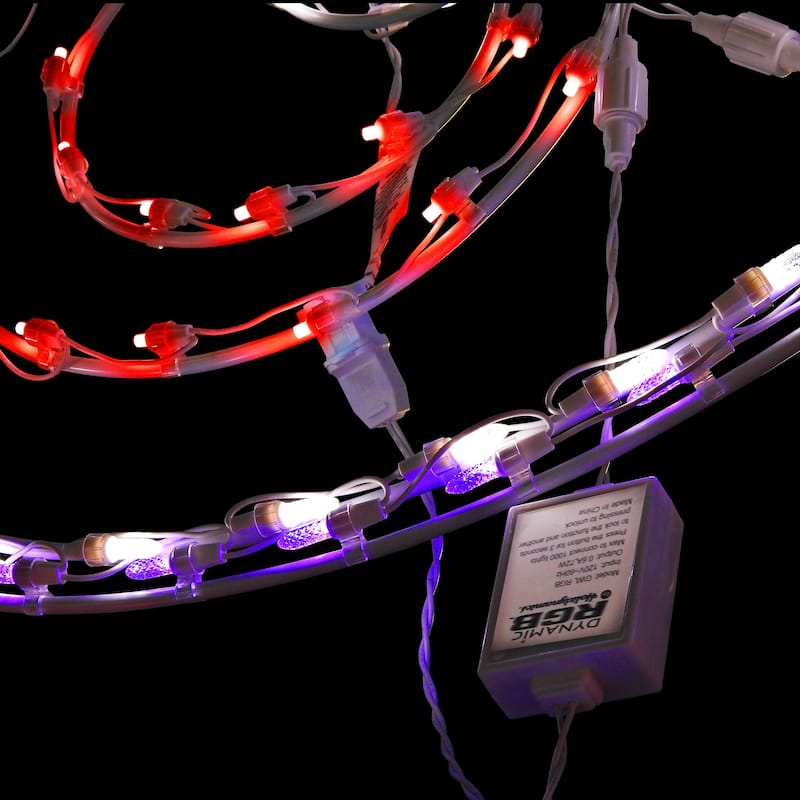 Halloween RGB LED Spooky Eyes 64"