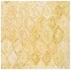 preview thumbnail 14 of 32, SAFAVIEH Handmade Ikat Madyson Wool Rug 6' Square - Gold - Square