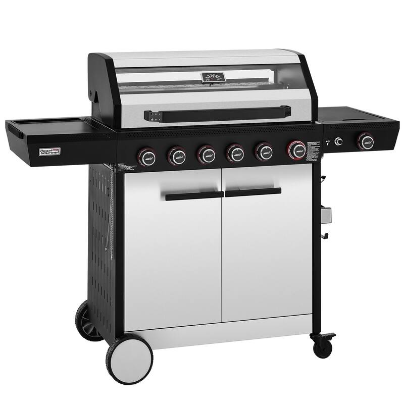 Royal Gourmet GE6001S 6-Burner Gas Grill, with Side Burner
