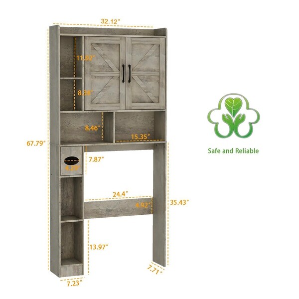 Over The Toilet Storage Cabinet - 7.9