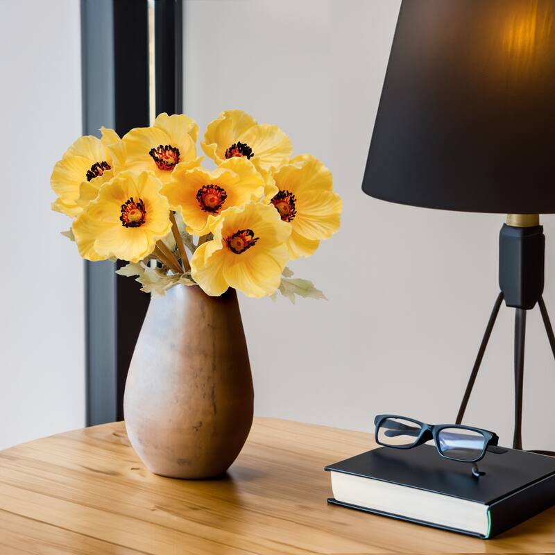 Foam Poppy Bundle X7 10.25" - Yellow