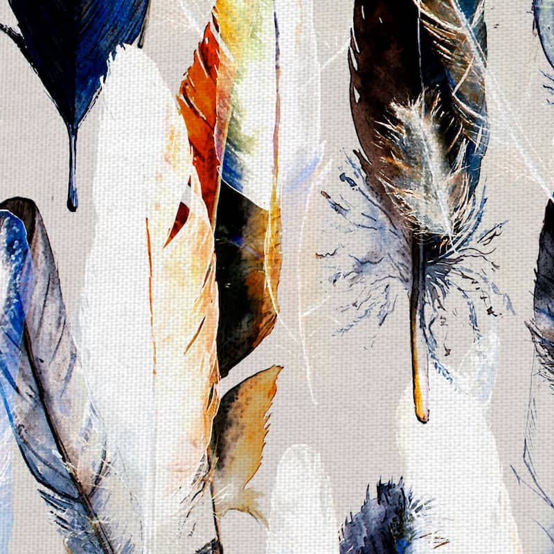 Feather Palette by Belle Maison Canvas Art Print