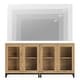 preview thumbnail 59 of 62, WAMPAT Multifunctional Sideboard Buffet Cabinets with Glass Doors, Modern Sideboard with Adjustable Shelf, Coffee Bar Cabinet