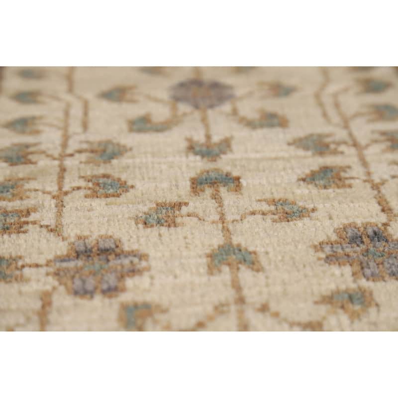 Geometric Kazak Oriental Area Rug Handmade Traditional Wool Carpet - 6'8" x 9'8"