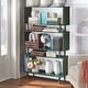 preview thumbnail 2 of 19, Simple Living Margo Mid-Century Modern 3-tier Bookshelf - 59.5"h x 36"w x 11.8"d