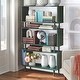 preview thumbnail 1 of 18, Simple Living Margo Mid-Century Modern 3-tier Bookshelf - 59.5"h x 36"w x 11.8"d
