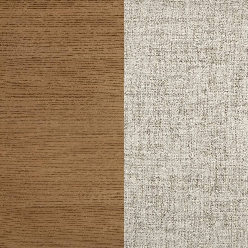 Bruner Upholstered Side Chair Natural Brown (Set of 2) - 20.00'' x 24.75'' x 38.00''