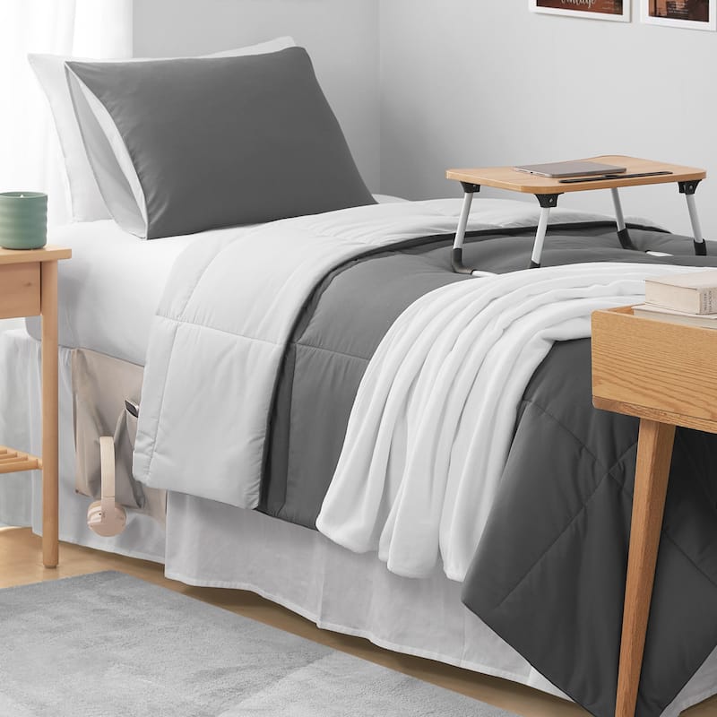 The Sheet Lab Box Stitch Reversible Comforter Sets