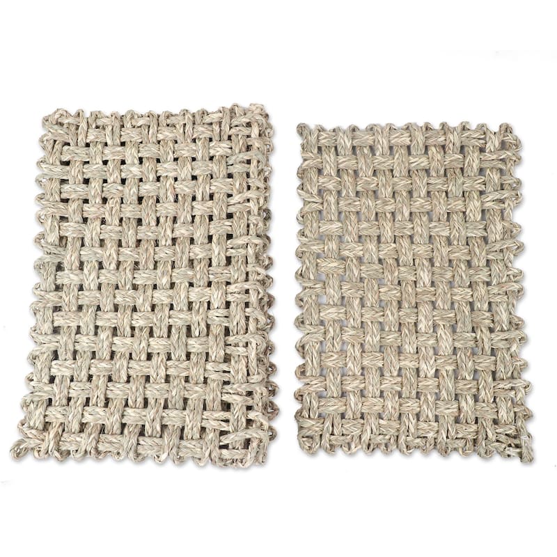 Novica Handmade Classic India Natural Fiber Placemats (Set Of 6)