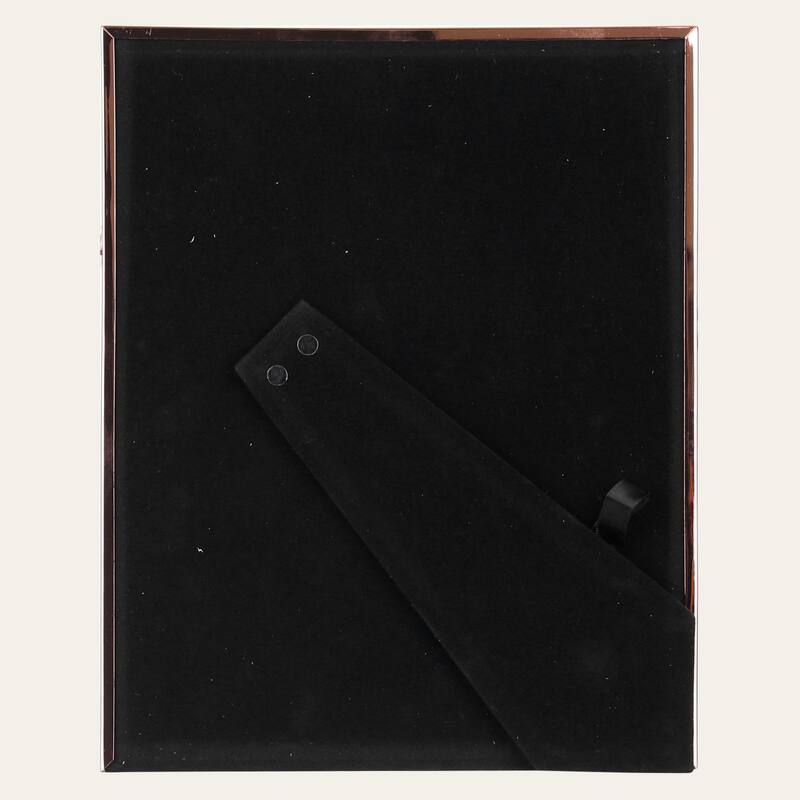 Simple Picture Frames, Metal Photo Frame with Real Glass, Display for Wedding Gift Home Tabletop Decor