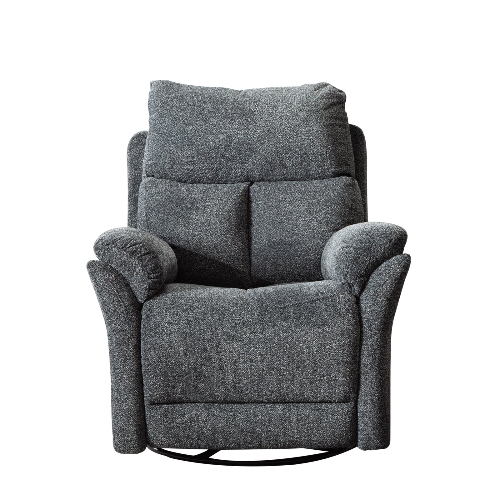 Dark gray top rocker recliner