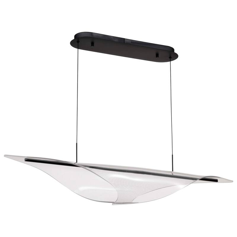 Nuvo Lighting 62/2023 Geneva 47" Wide Linear Pendant - Matte Black