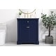 preview thumbnail 29 of 53, Petal 24 - 30 Inch Single Bathroom Vanity Blue - 30 Inches