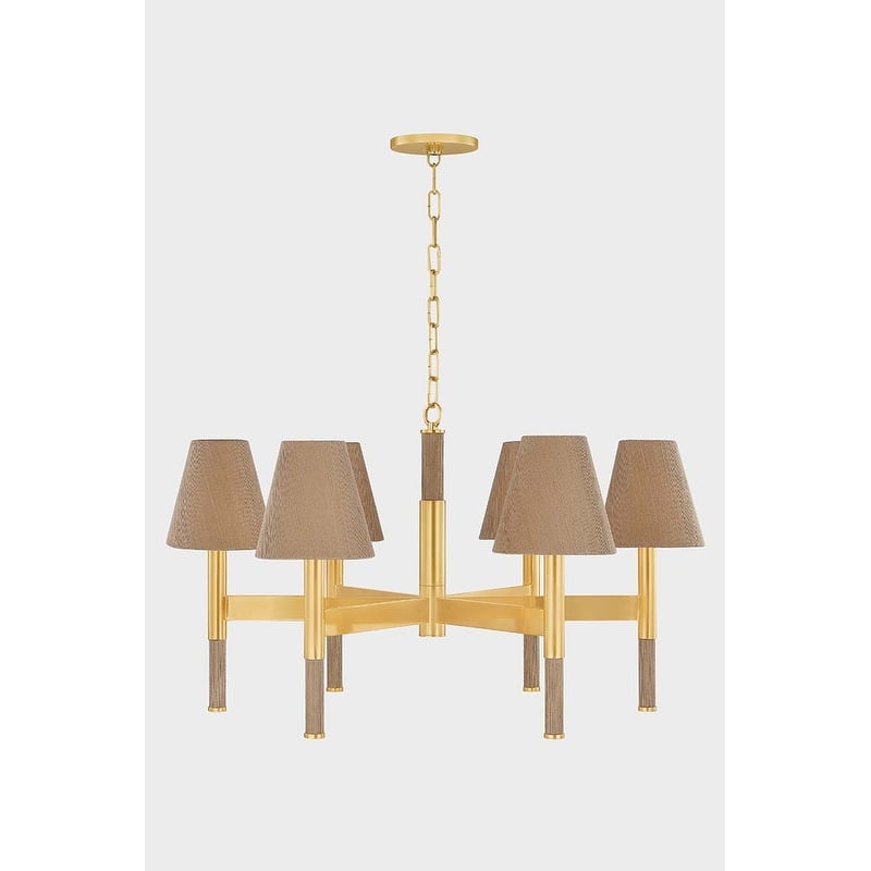 Hudson Valley Lighting 3434 Lindenwood 6 Light 34" Wide Chandelier