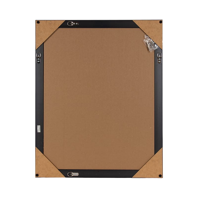 Kate and Laurel Monetta Rectangle Bathrom Wall Mirror