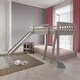preview thumbnail 4 of 18, Kids Bunk Bed Twin Over Twin with Slide and Stairs, Heavy Duty Solid Wood Twin Bunk Beds