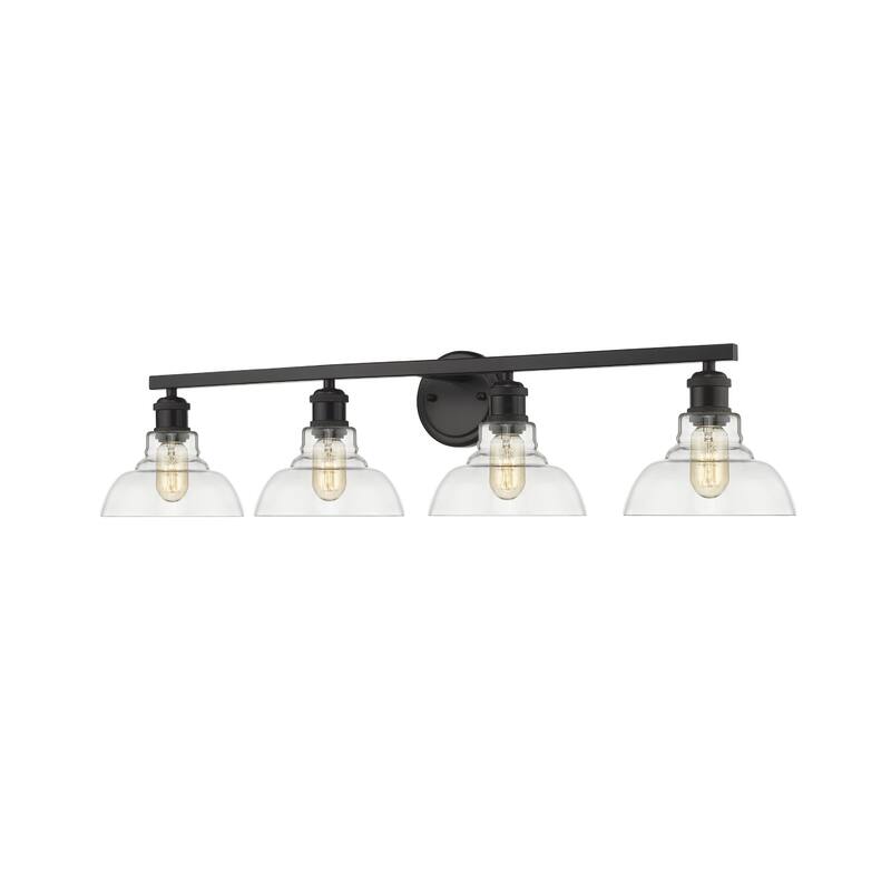 Golden Lighting Carver 4 Light 35" Wide Bathroom Vanity Light