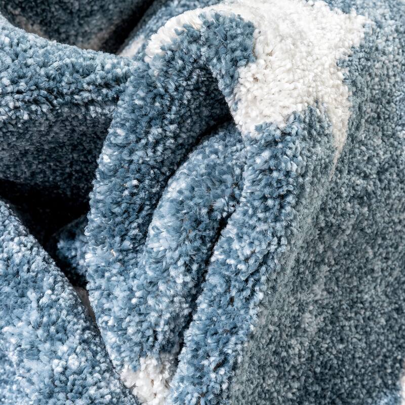 Well Woven Kennedy Stars Plush Area Rug