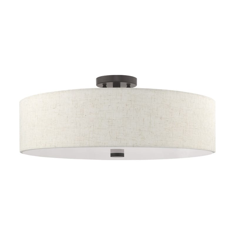 Livex Lighting 5-light Semi-flush Ceiling Fixture, 52141, 52142
