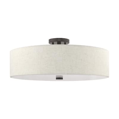 Livex Lighting 5-light Semi-flush Ceiling Fixture, 52141, 52142