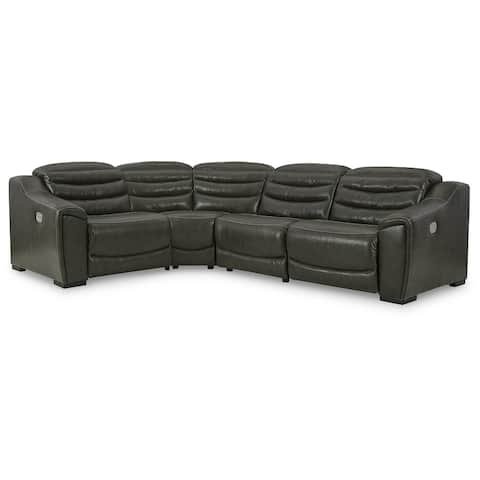 Signature Design by Ashley Center Line 4-Piece Power Reclining Sectional - 105" W x 75" D x 35" H