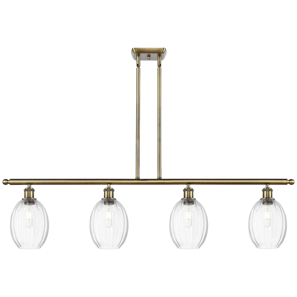 Innovations Lighting Endless Possibilities Ballston - Preston - 4 Light 48" Bulb Shade Stem Hung Island Light