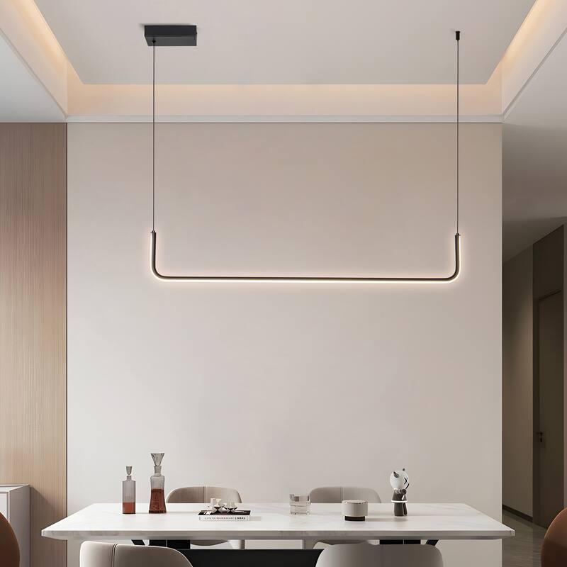LED Linear Chandelier Kitchen Chandelier Modern Chandeliers
