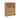 Cedric Acacia Wood 5-Drawer Chest with Live Edge Detail
