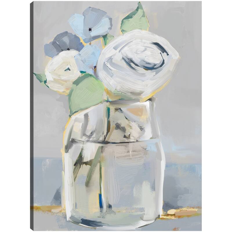 Petite Fleurs I By Studio Arts Canvas Art Print