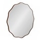 preview thumbnail 32 of 55, Kate and Laurel Viona Round Scalloped Mirror 26" Diameter - Bronze