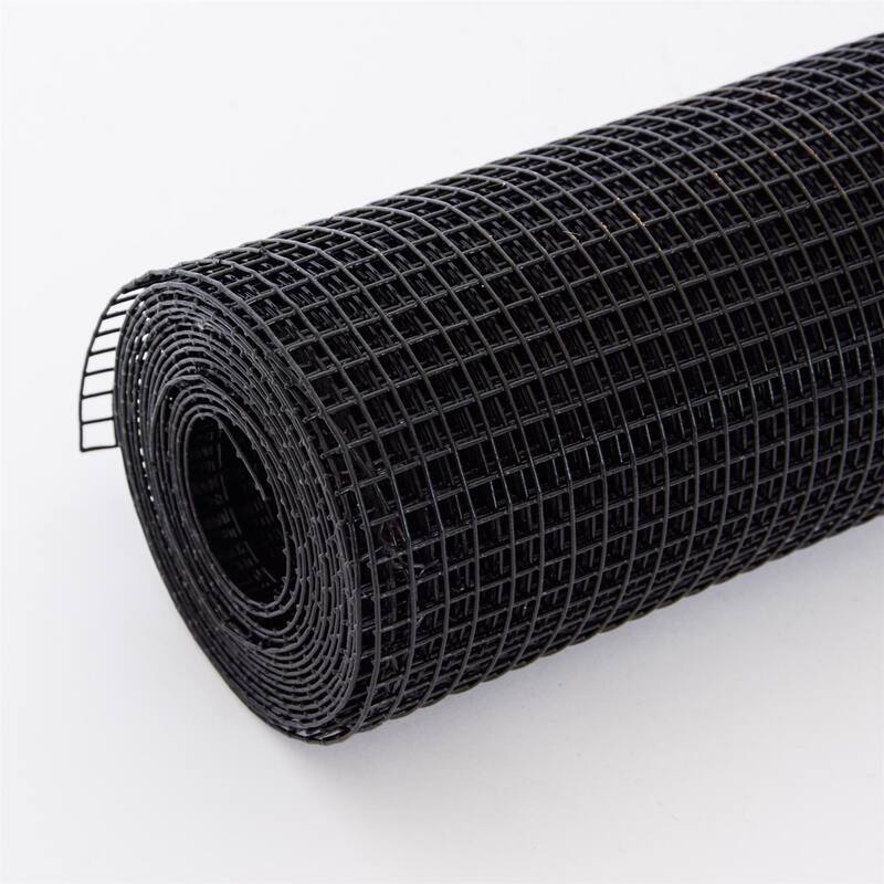 Heavy-Duty Black PVC Coated Hardware Cloth Roll for Security Fencing