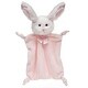 preview thumbnail 1 of 4, Bearington Baby Wee Cottontail 8" x 7" Small Pink Bunny Baby Blanket