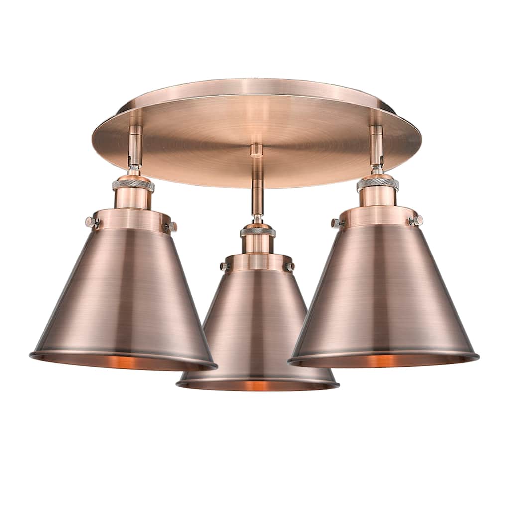 Innovations Lighting Ballston Urban - 3 Light 20" Flush Mount