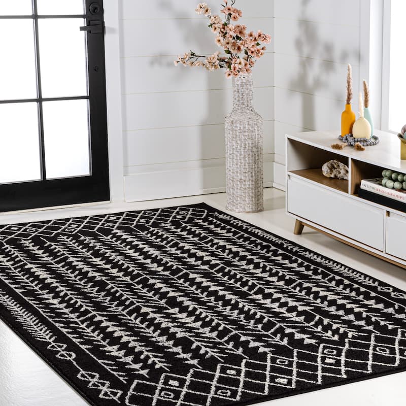 JONATHAN Y Asilah Moroccan Geometric Area Rug