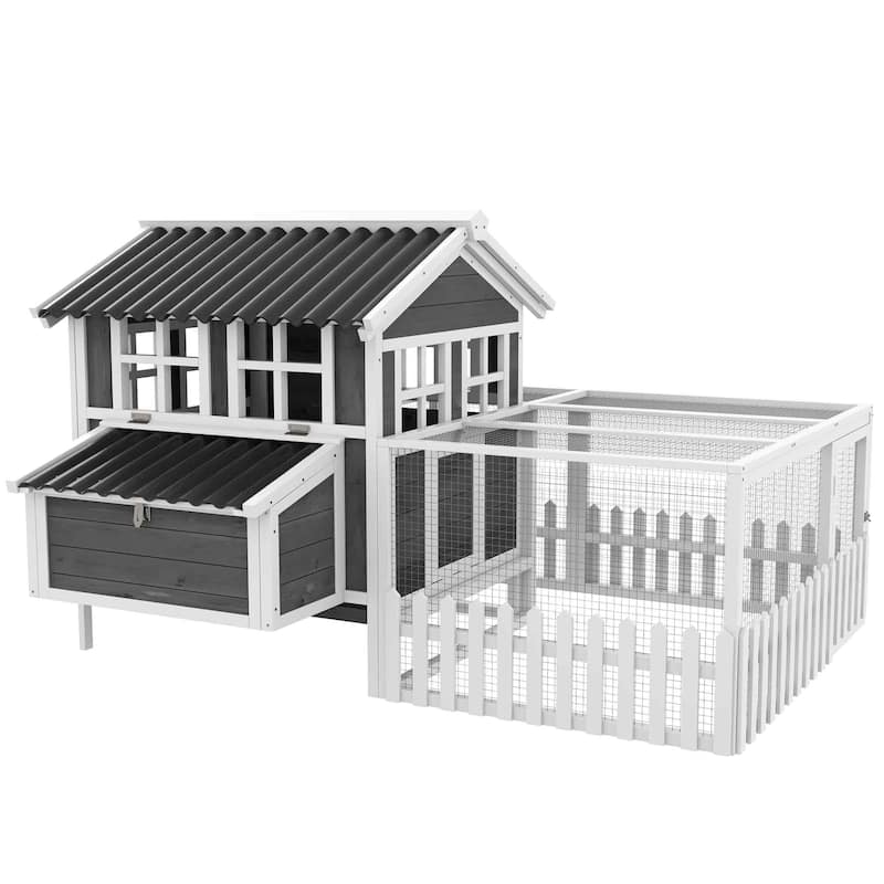 Wooden Chicken Coop for 3-4 Chickens