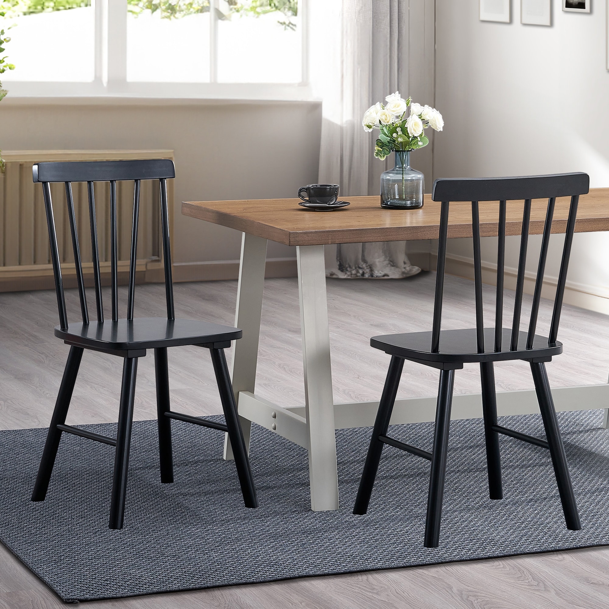 International Concepts Solid Wood Windsor Spindle Back Dining Chair Bed Bath Beyond 18213082