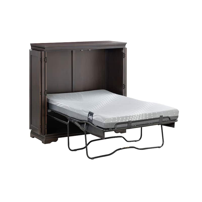 San Sebastian Cabinet Murphy Bed with Sealy Gel Memory Foam Mattress