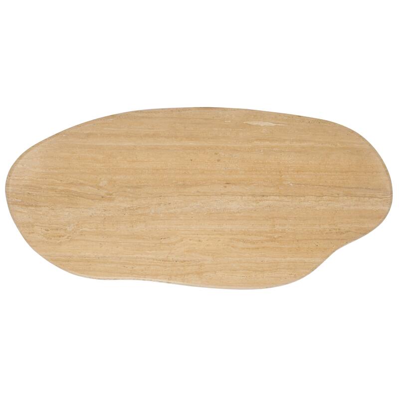 SAFAVIEH Couture Celestyn Travertine Coffee Table - 50"W x 24"D x 14"H