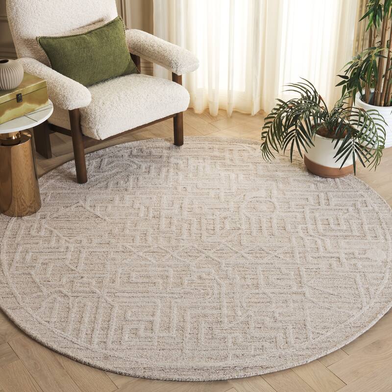SAFAVIEH Handmade Abstract Cella Modern & Contemporary Wool Rug