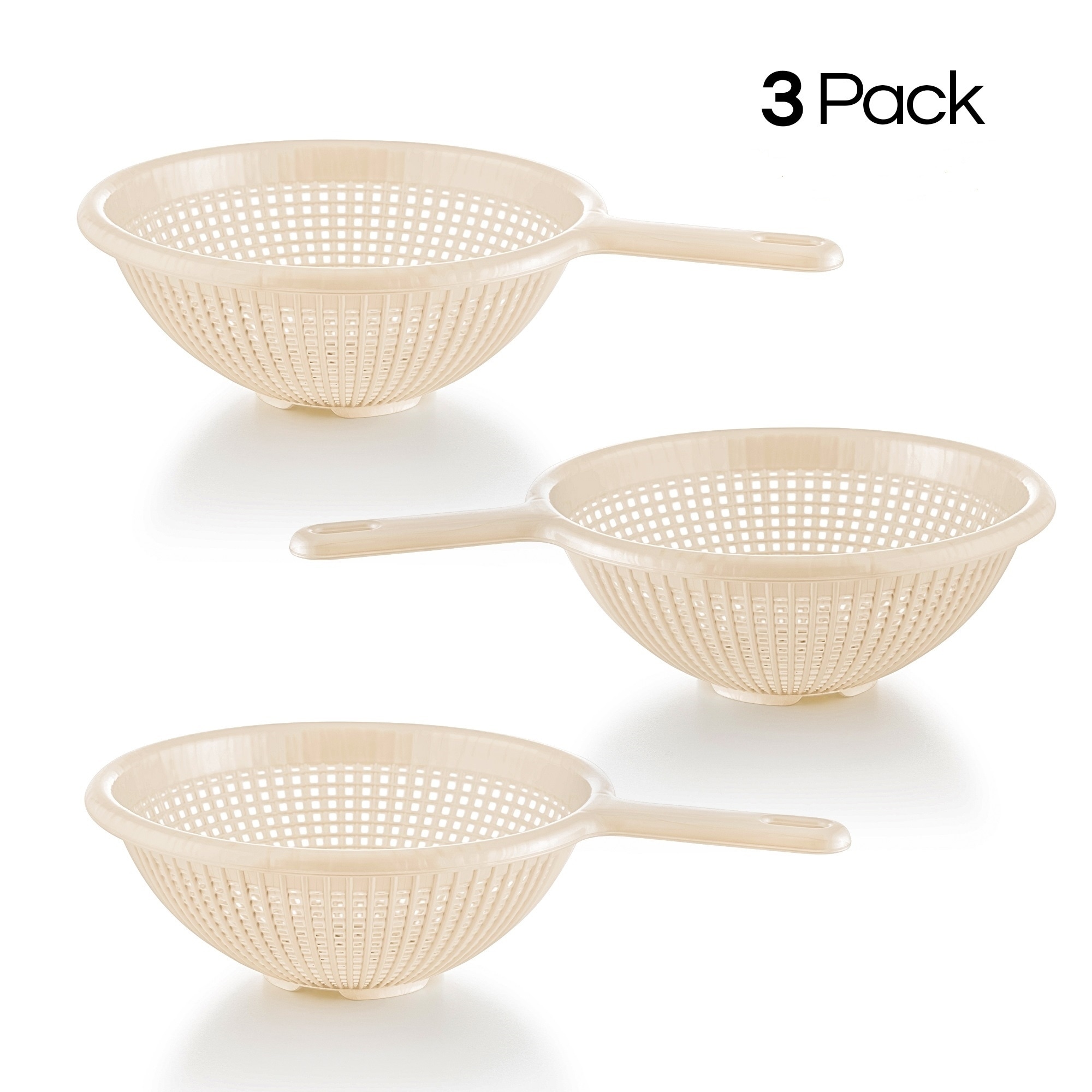 Plastic colander discount with long handle