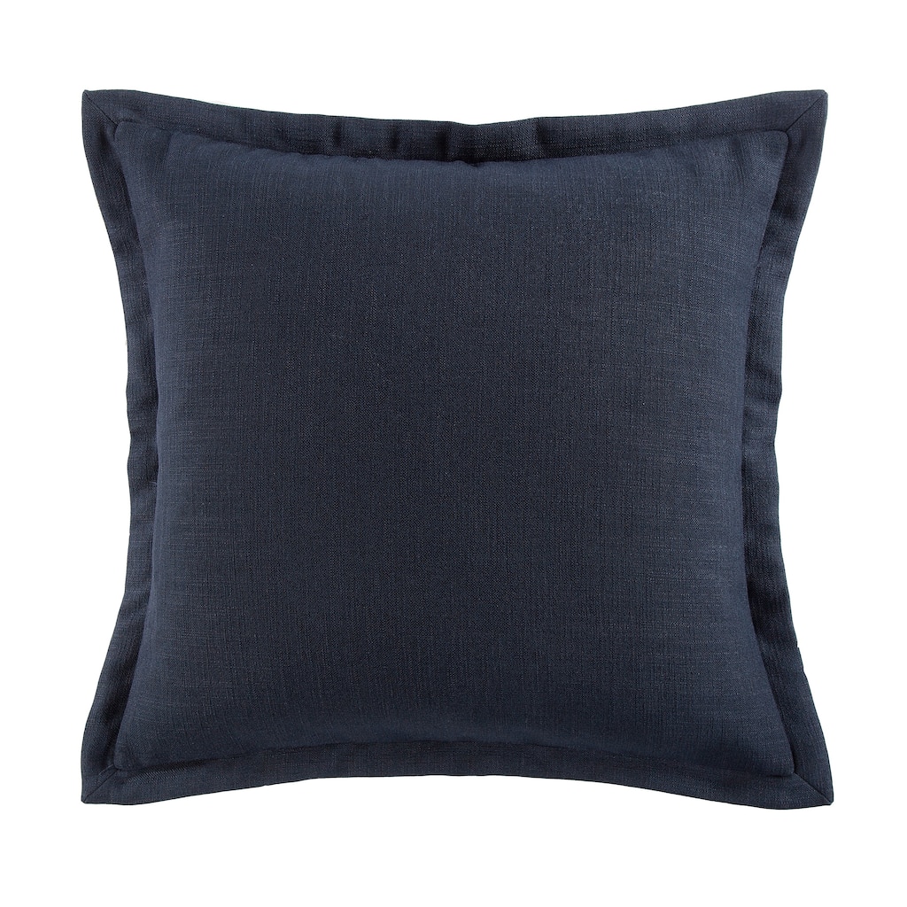 Hiend Accents Camden Nubby Navy Euro Sham, 27" x 27", 1PC