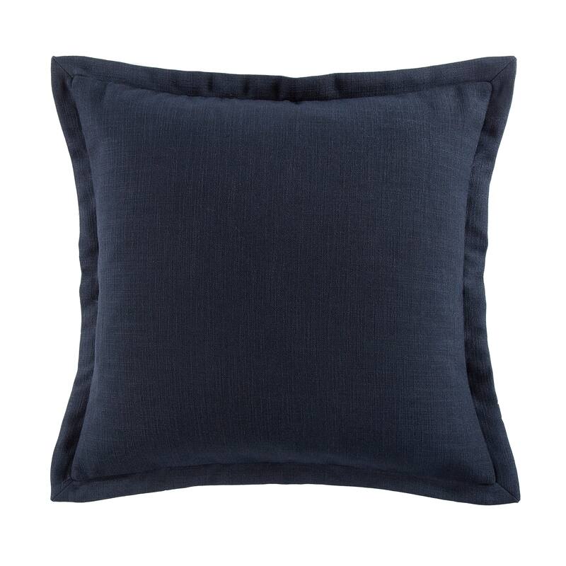 Hiend Accents Camden Nubby Navy Euro Sham, 27" x 27", 1PC