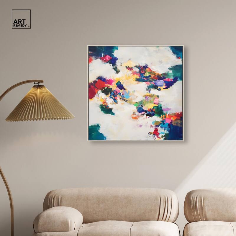 Spectrum Splash Canvas by Art Remedy